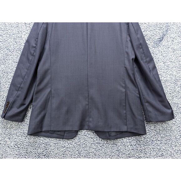 J. Crew 100% Wool Thompson Blazer Mens 44R 2-Button Office Career Formal Blue - Picture 6 of 10